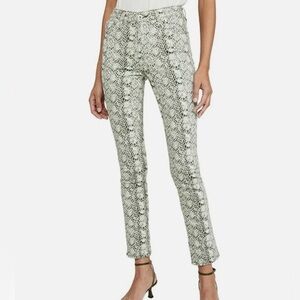 AG The Mari high-rise straight leg snakeskin print jeans size 31R